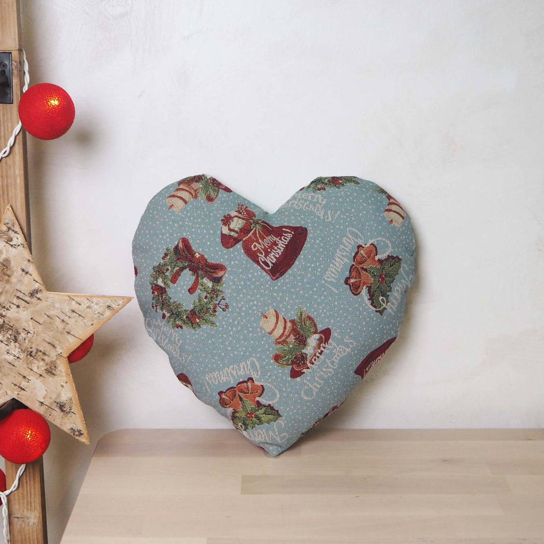 Xmas Heart Pillow