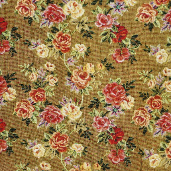 Neceser Esme, estampado en blanco, naranja, terracota, detalle del producto — De La Mur