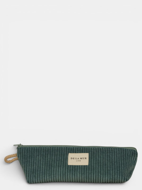 Monedero Jade, acabado verde jade, vista frontal — De La Mur