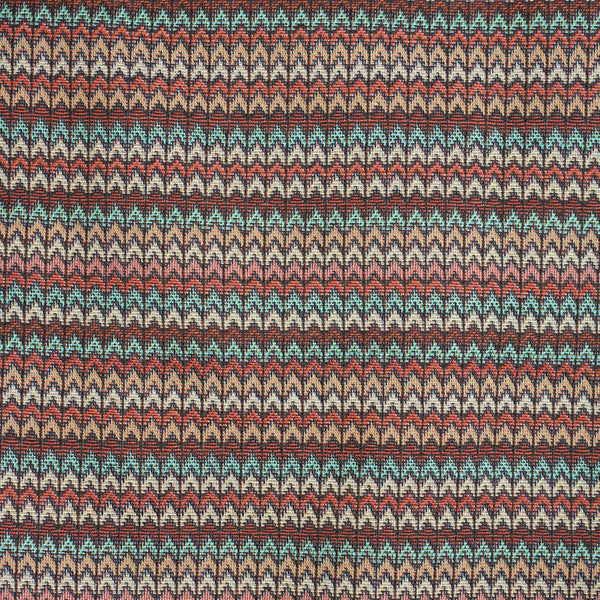 Neceser Fron, estampado en blanco, terracota, marrón, detalle del producto — De La Mur
