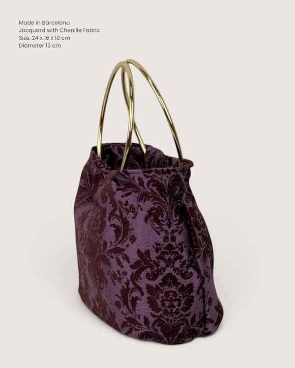 Bolso Eventos Anillas Violet