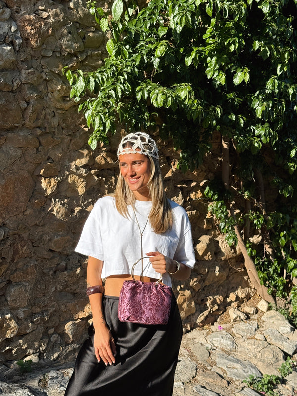 Bolso Eventos Anillas Violet