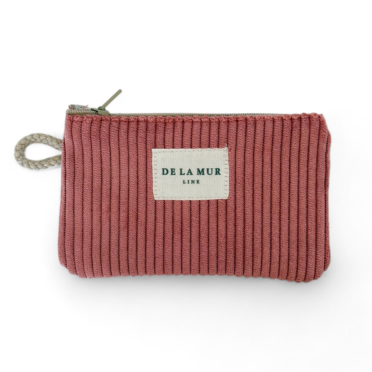 Monedero Coral, acabado coral, vista frontal — De La Mur