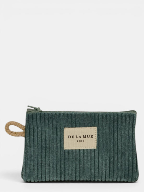 Monedero Jade, acabado verde jade, vista frontal — De La Mur