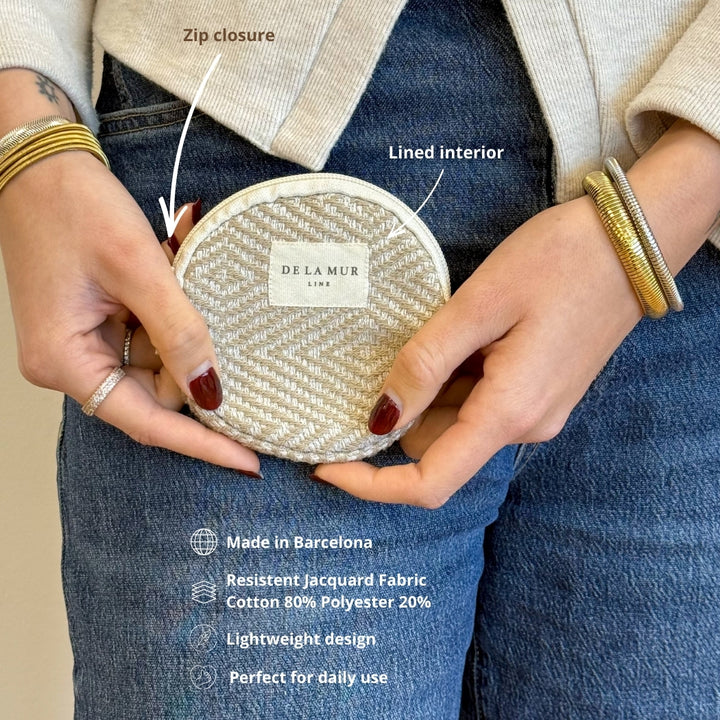 Monedero Redondo Arena