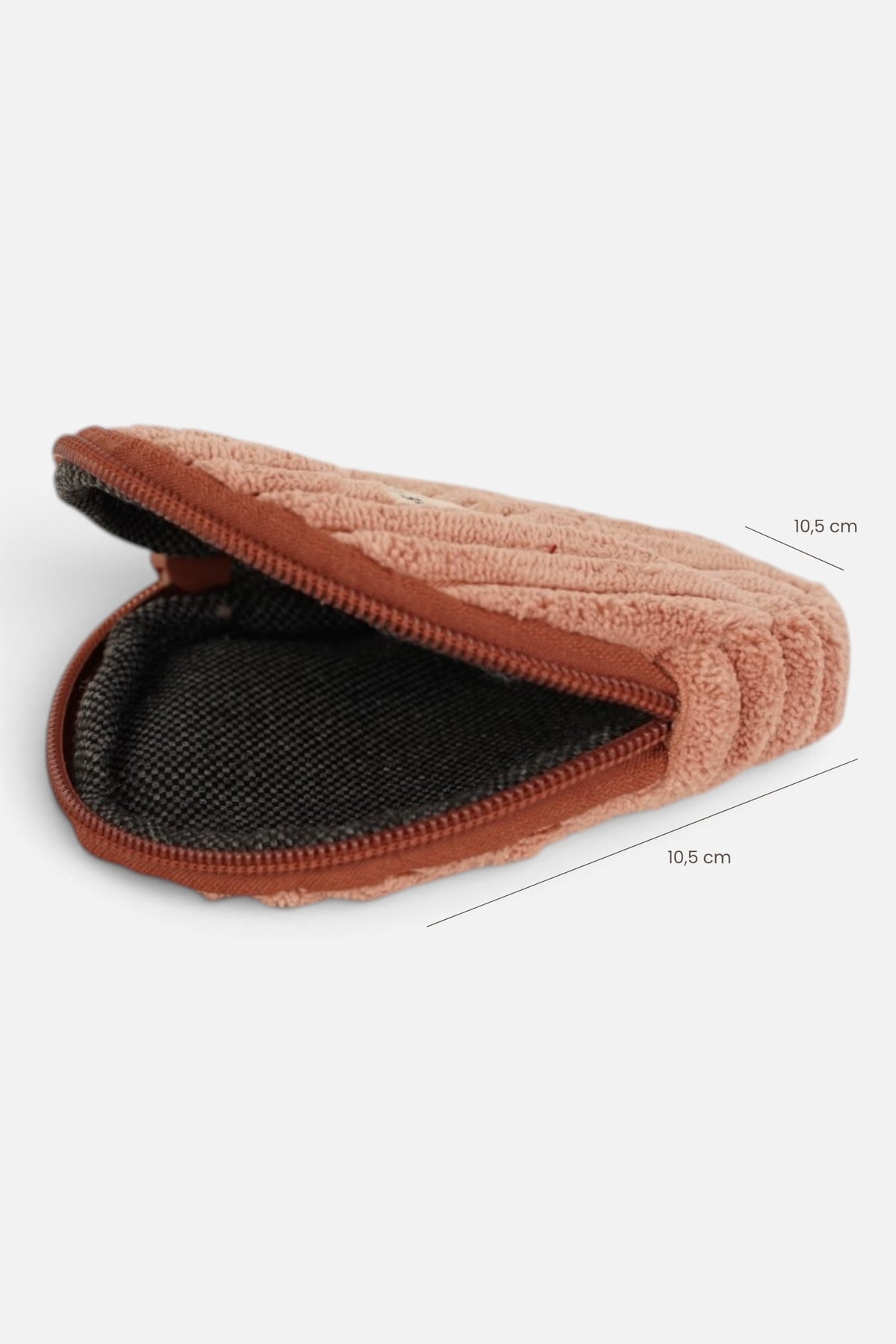 Round Crepe Coin Purse
