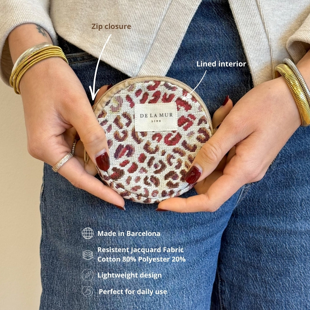 Monedero Redondo Talco