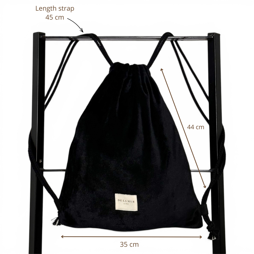 Sac à dos à cordes Noir