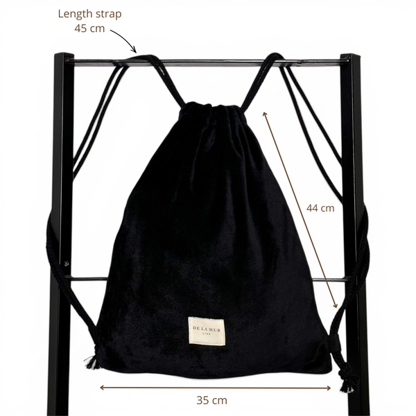 Sac à dos à cordes Noir