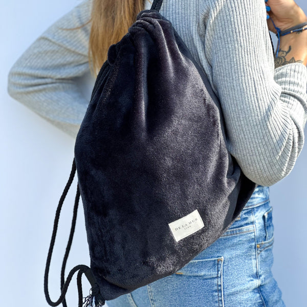 Sac à dos à cordes Noir