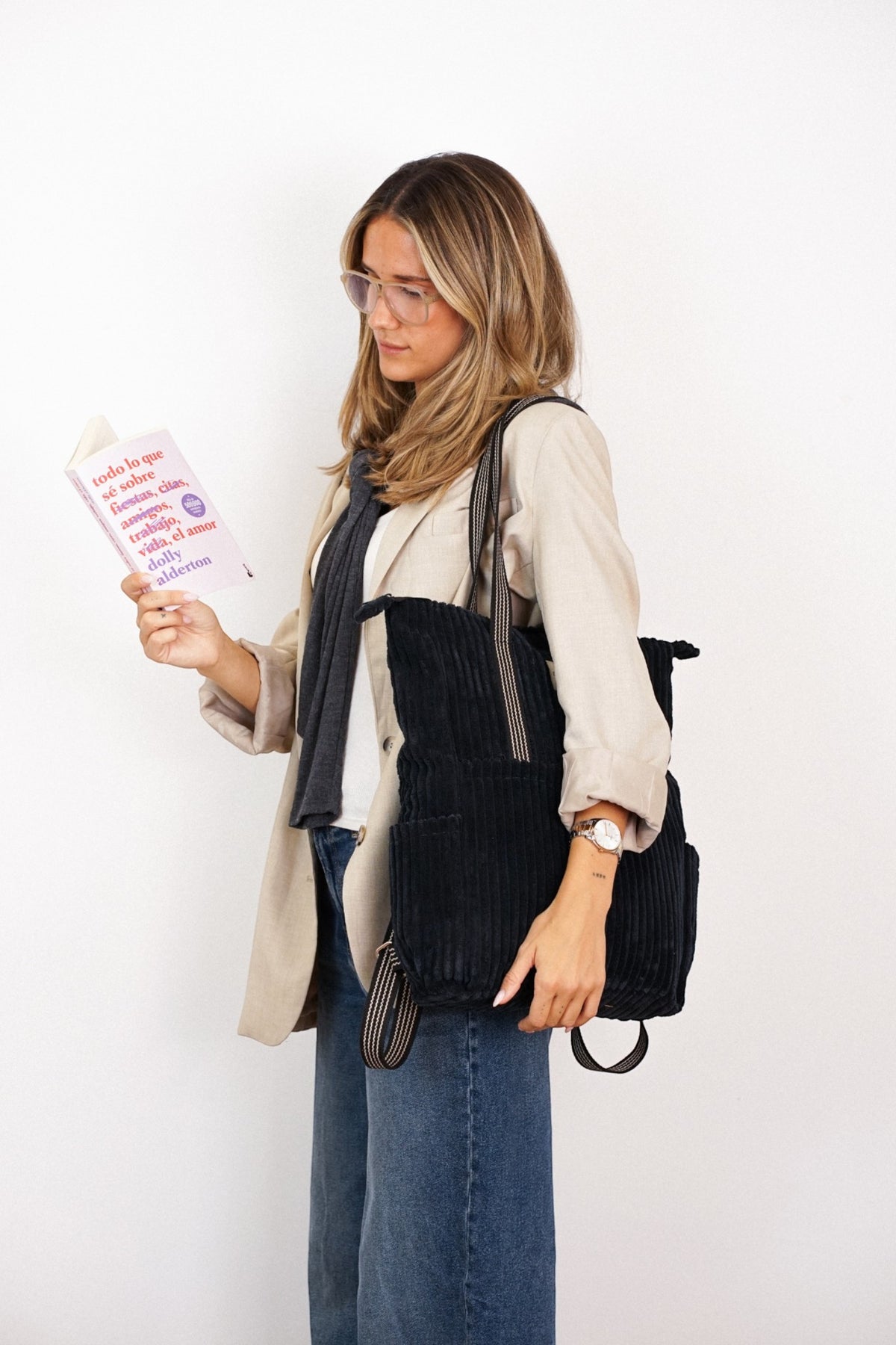 Curly Backpack Bag