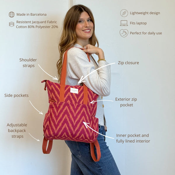 Mochila Bolso Fuego