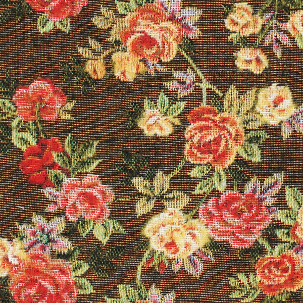 Riñonera Pepi, estampado en negro, blanco, naranja, detalle del producto — De La Mur