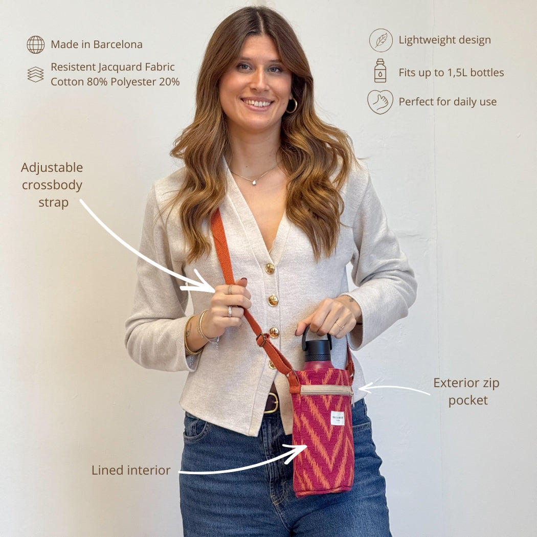 Bolso Porta Botellas Fuego