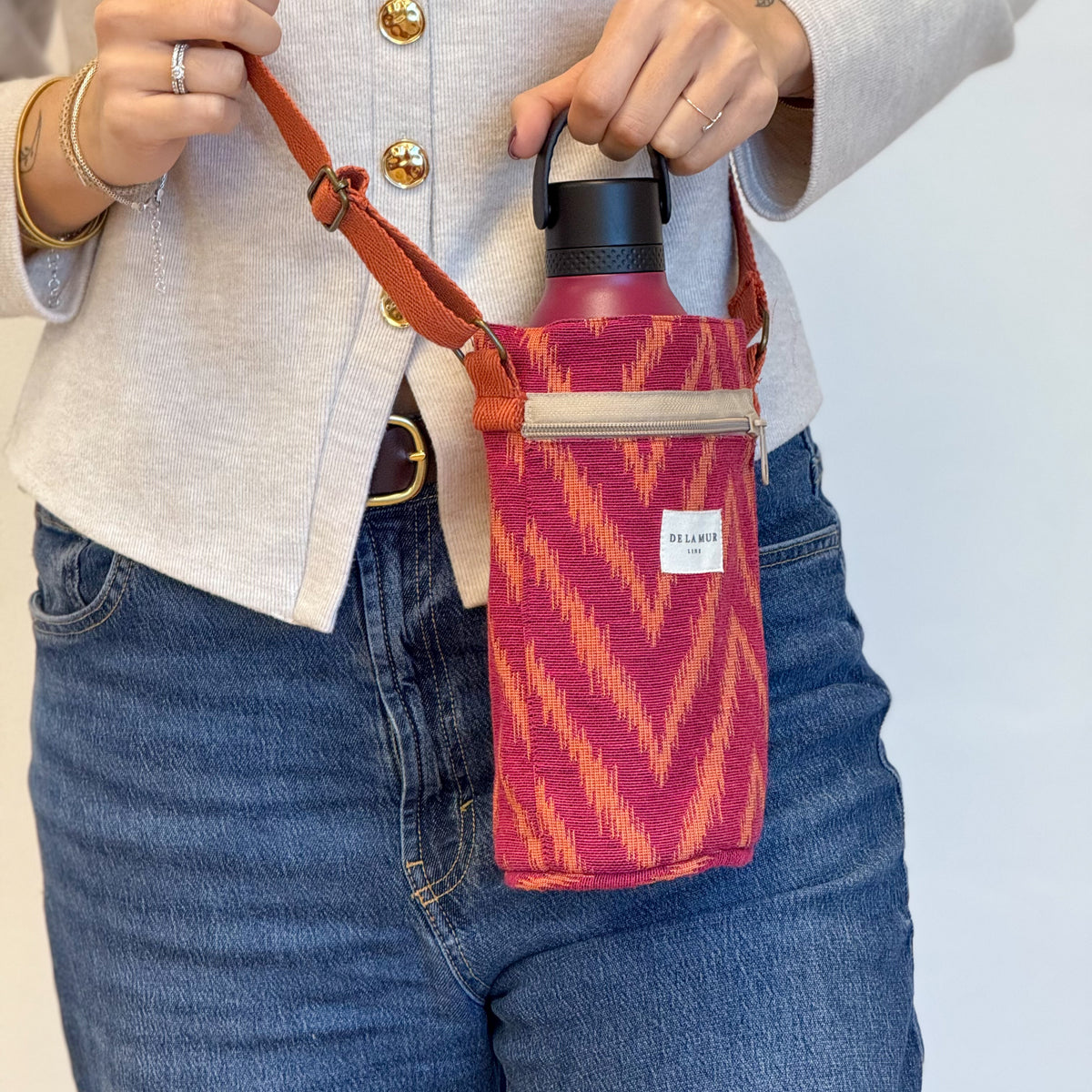 Bolso Porta Botellas Fuego