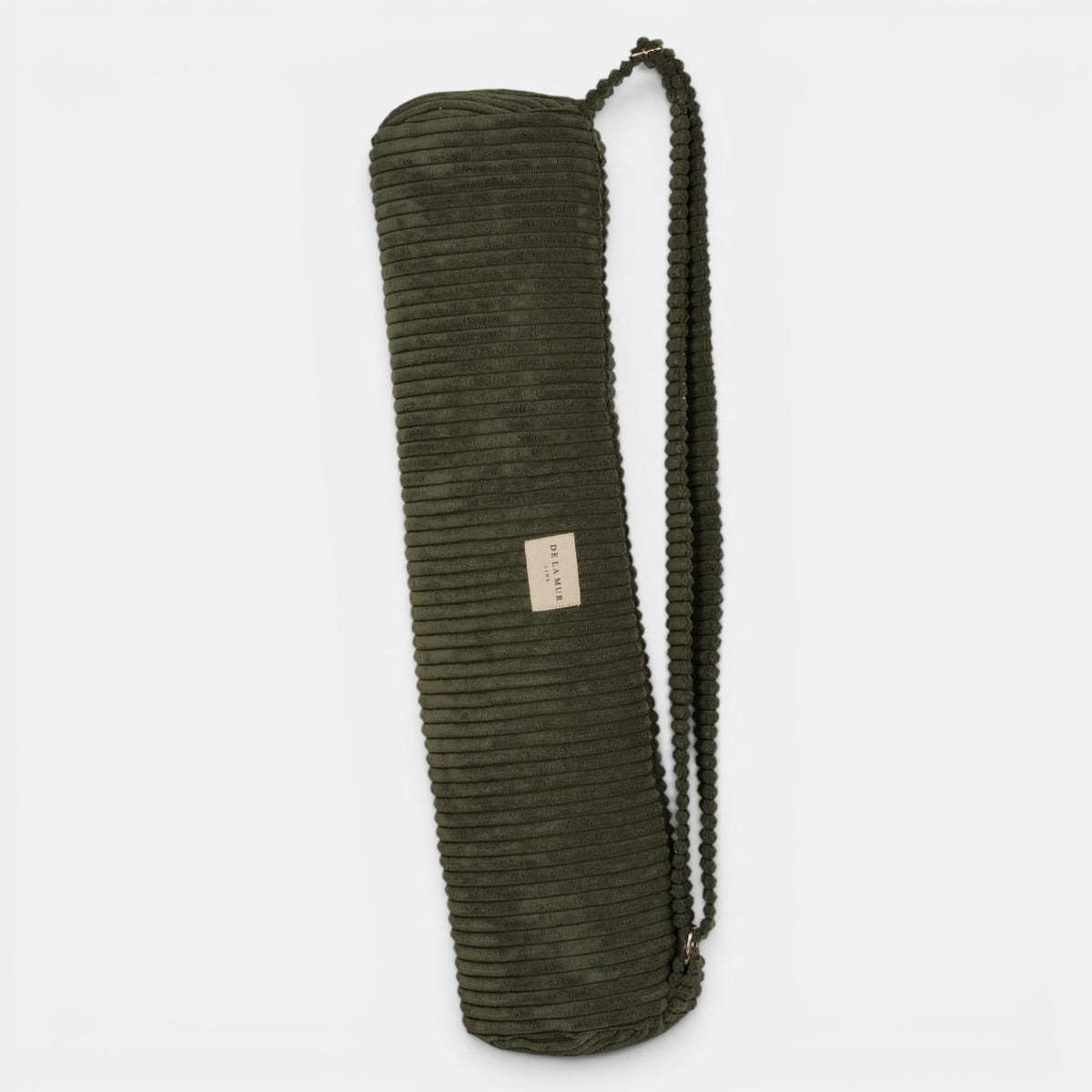 Bolso Musgo, acabado verde musgo, vista en uso — De La Mur