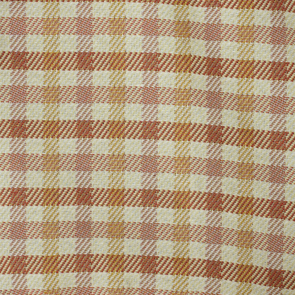 Bolsa grande con cremallera Zia, estampado en beige, marrón, rojo, detalle del producto — De La Mur