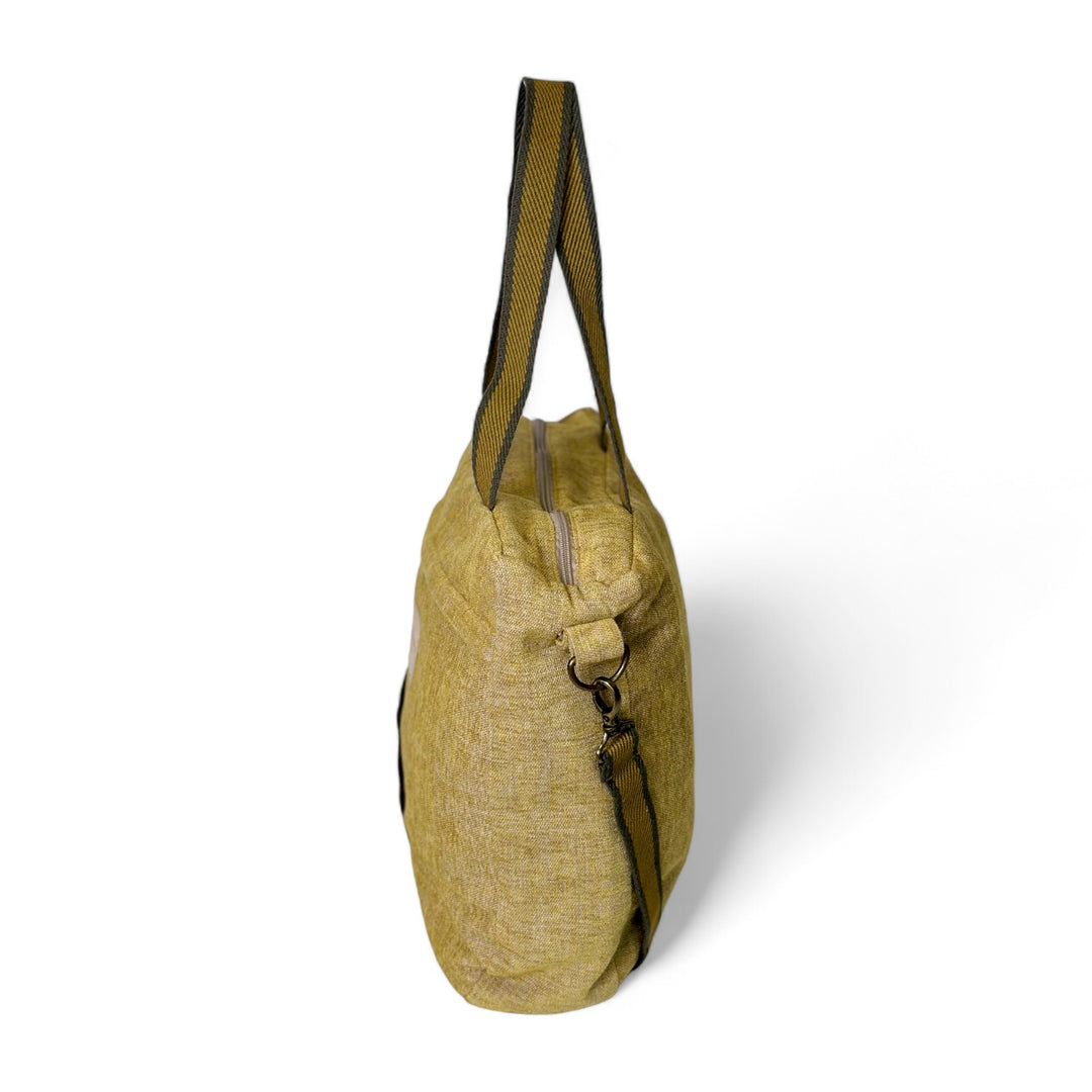 Große Handtasche Ocre