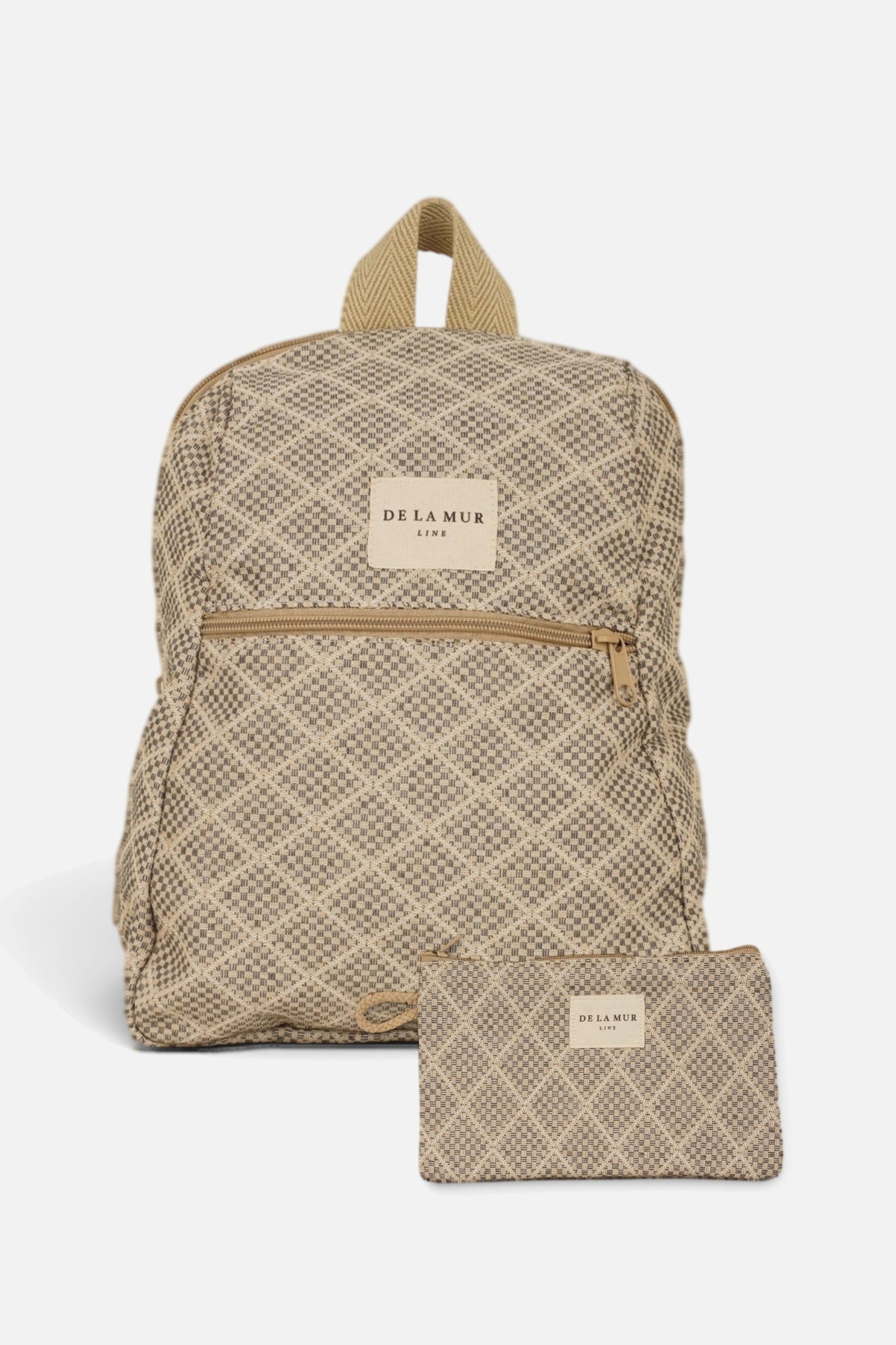 Pack mochila pequeña y mini neceser geométrico Pant