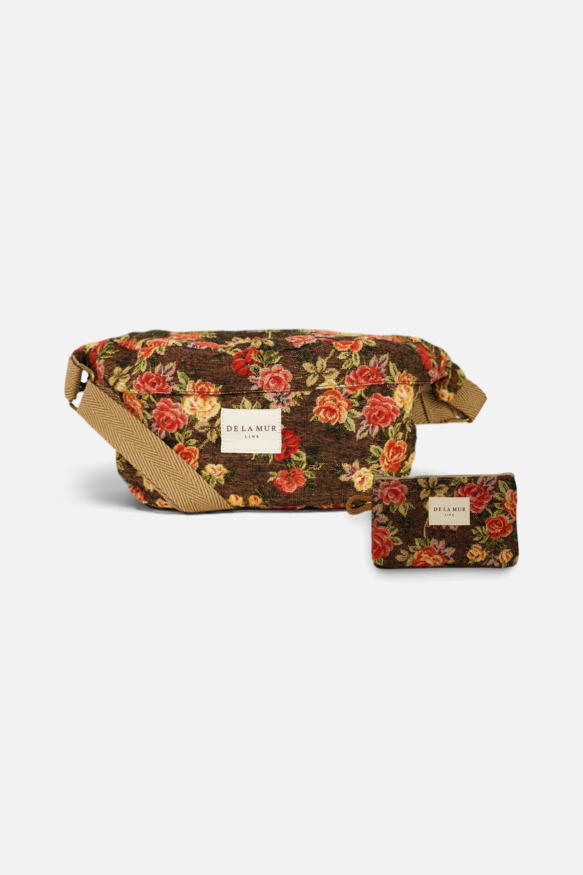 Pack riñonera y monedero de flores Pepi