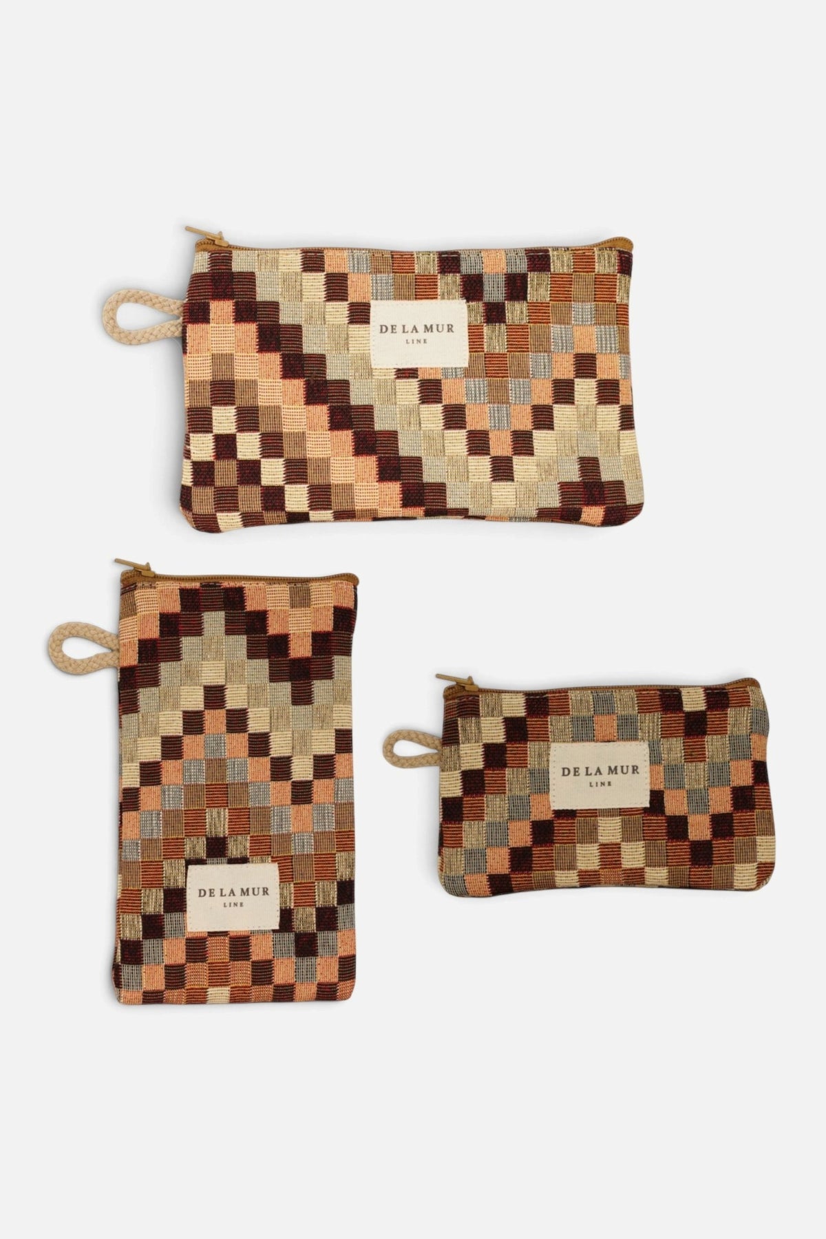 Pack Mini Neceser, Monedero y Funda de Gafas Geométrico Pier